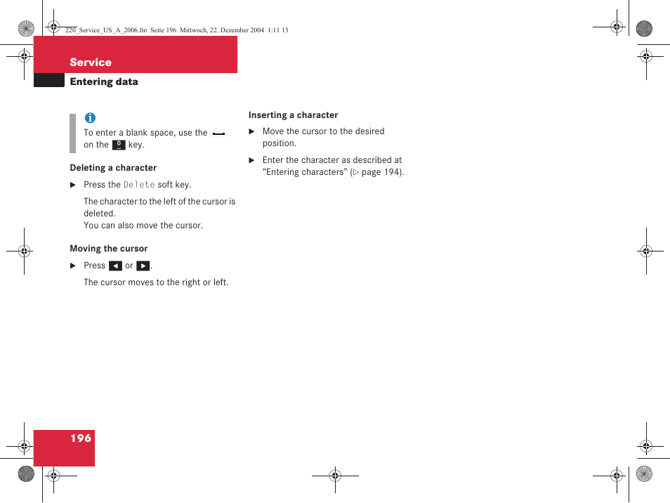 Mercedes-Benz S-Class 2006 COMAND Manual User Manual | Page 198 / 226