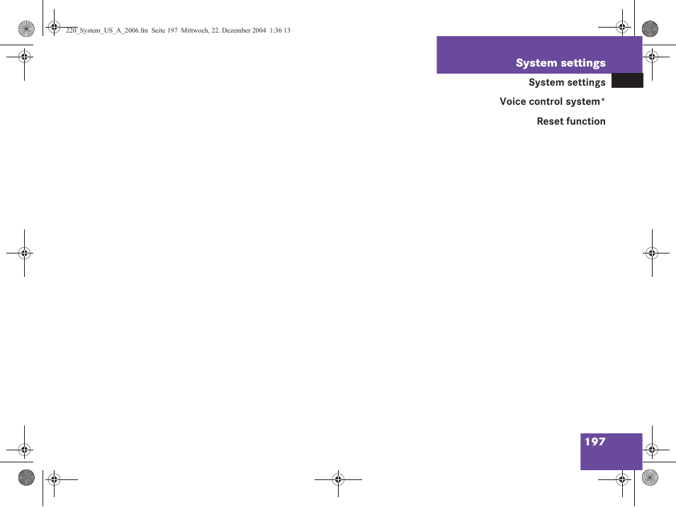 Mercedes-Benz S-Class 2006 COMAND Manual User Manual | Page 199 / 226