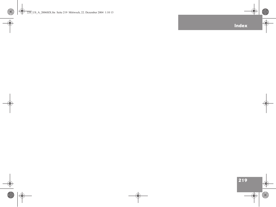 Mercedes-Benz S-Class 2006 COMAND Manual User Manual | Page 221 / 226