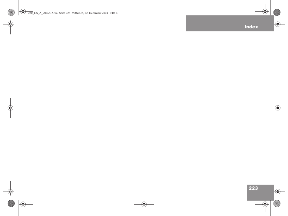 Mercedes-Benz S-Class 2006 COMAND Manual User Manual | Page 225 / 226