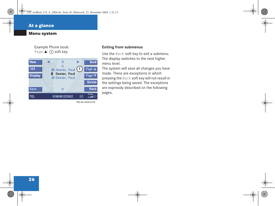 Mercedes-Benz S-Class 2006 COMAND Manual User Manual | Page 28 / 226
