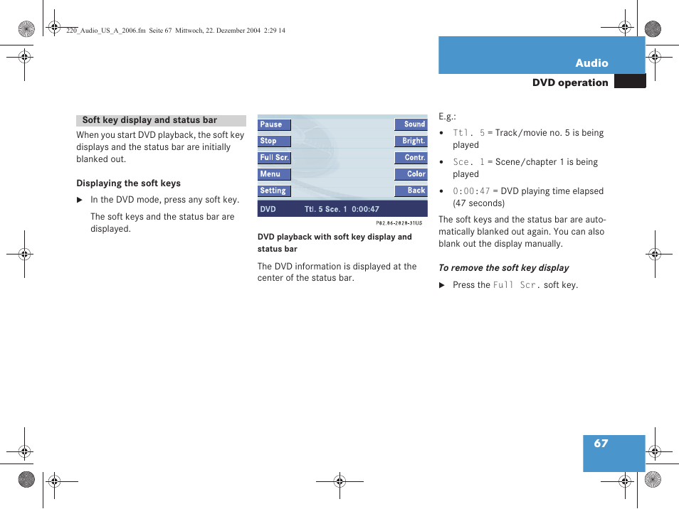 Mercedes-Benz S-Class 2006 COMAND Manual User Manual | Page 69 / 226