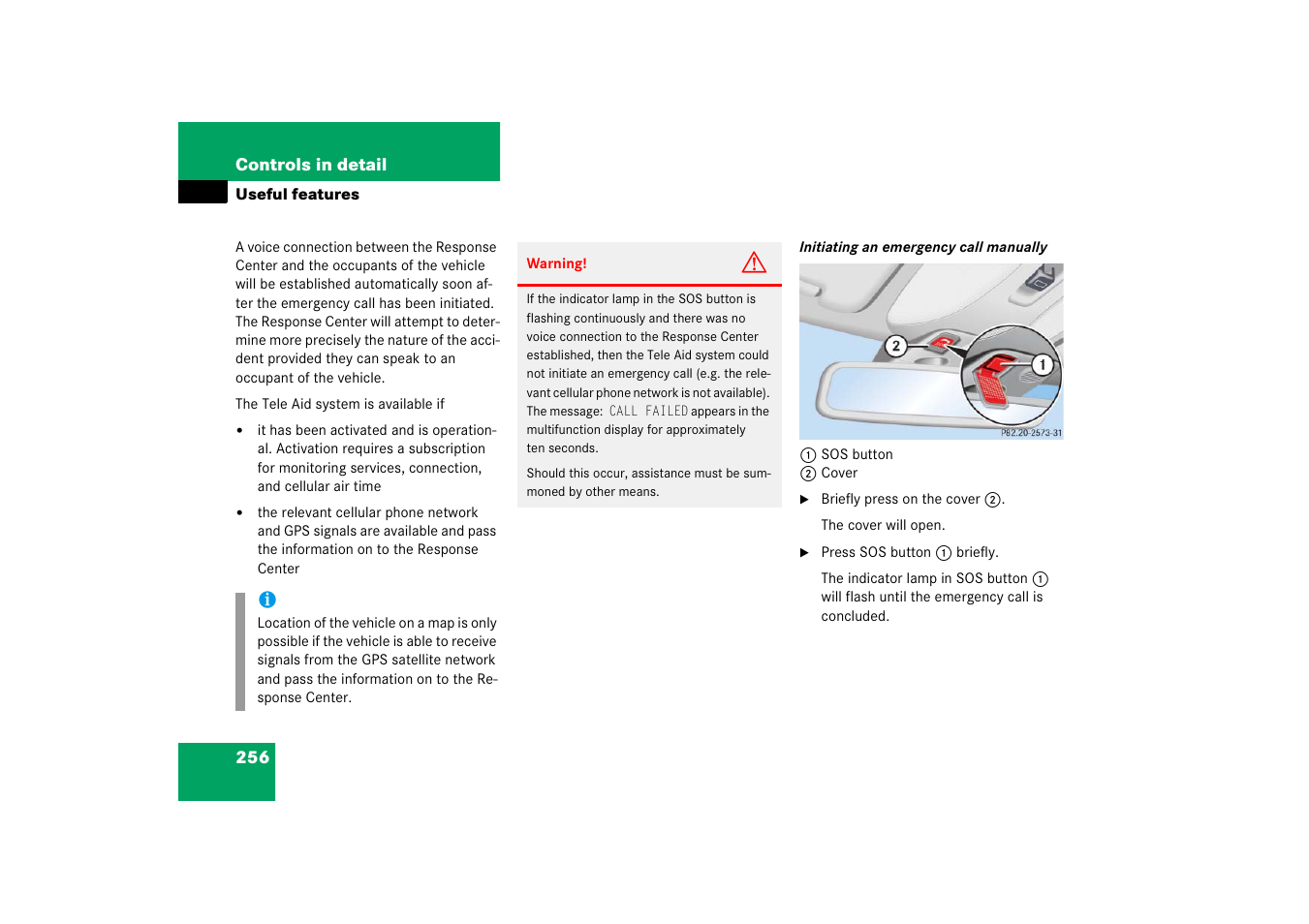 Mercedes-Benz S-Class 2006 Owners Manual User Manual | Page 257 / 481