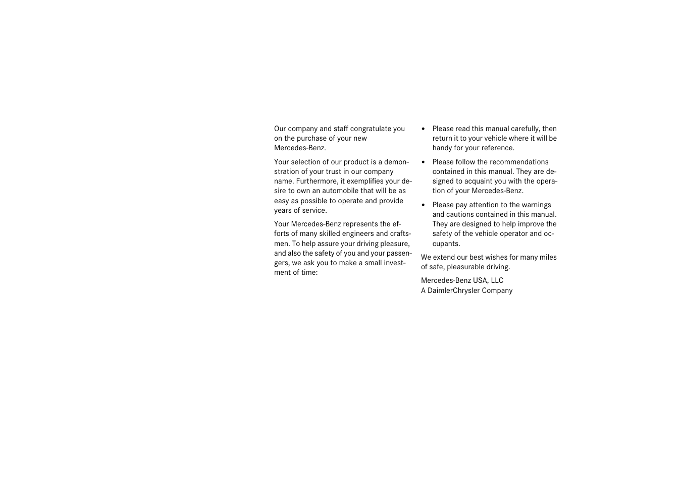 Mercedes-Benz S-Class 2006 Owners Manual User Manual | Page 3 / 481