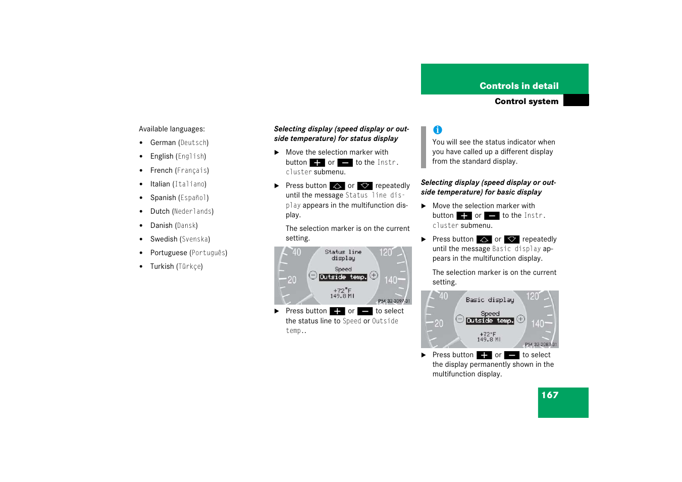 Mercedes-Benz E-Class 2006 Owners Manual User Manual | Page 168 / 521