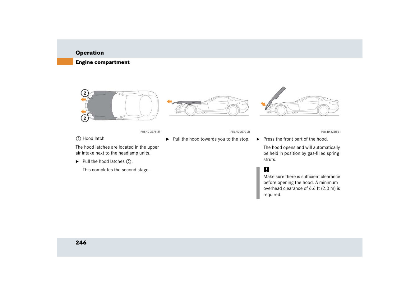 Mercedes-Benz SLR-Class 2006 User Manual | Page 247 / 409