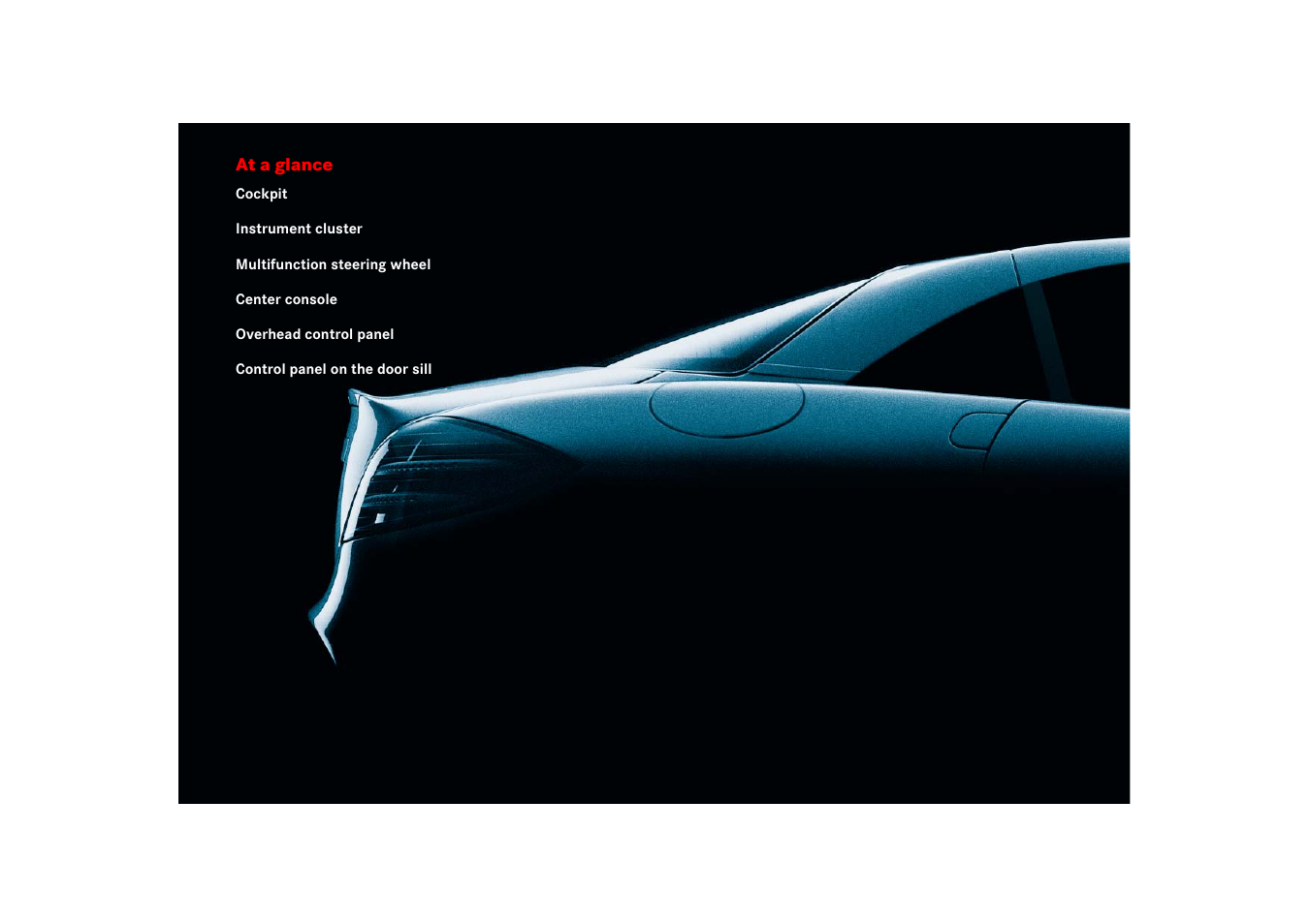 At a glance | Mercedes-Benz SLR-Class 2006 User Manual | Page 25 / 409