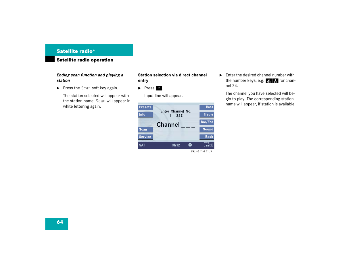 Mercedes-Benz C-Sedan OCS 2005 COMAND Manual User Manual | Page 124 / 237