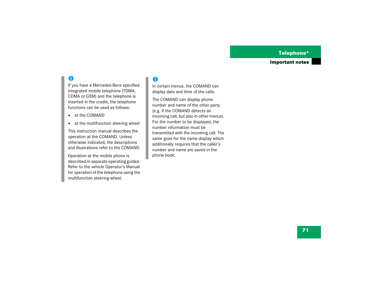 Mercedes-Benz C-Sedan OCS 2005 COMAND Manual User Manual | Page 131 / 237