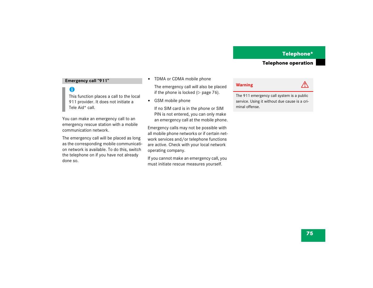 Mercedes-Benz C-Sedan OCS 2005 COMAND Manual User Manual | Page 135 / 237