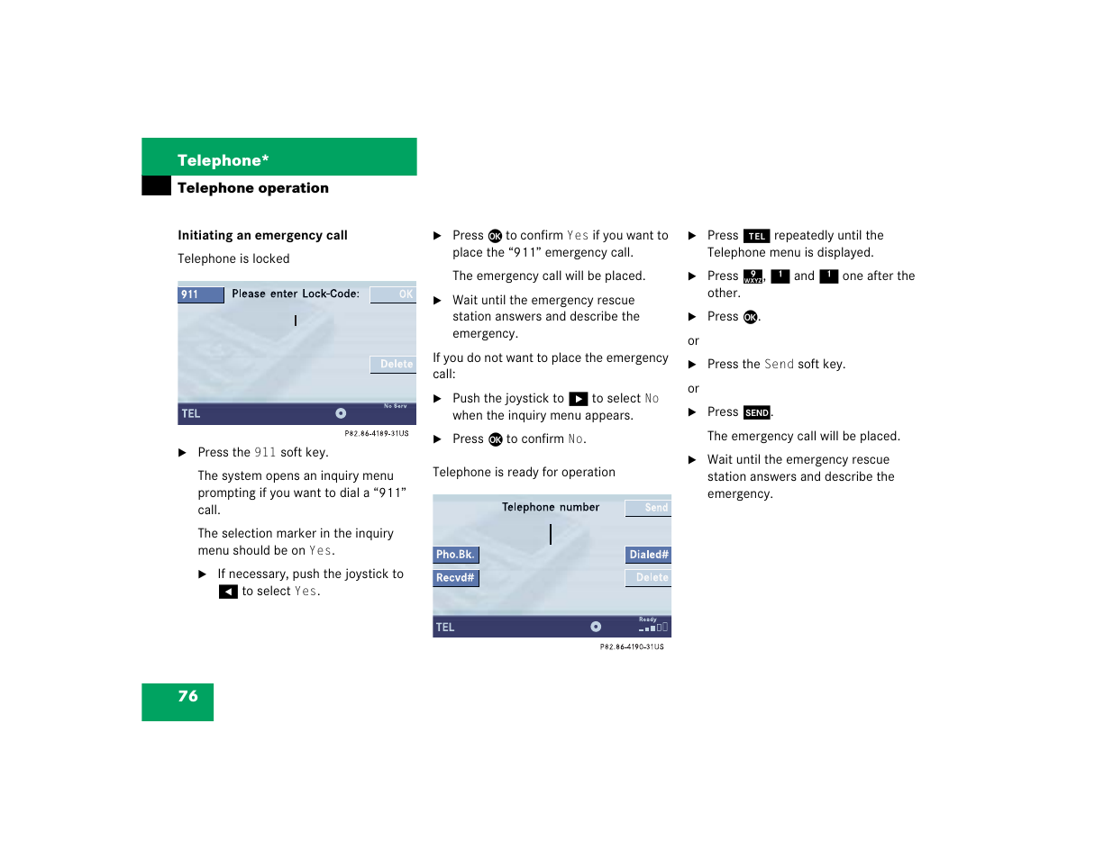Mercedes-Benz C-Sedan OCS 2005 COMAND Manual User Manual | Page 136 / 237