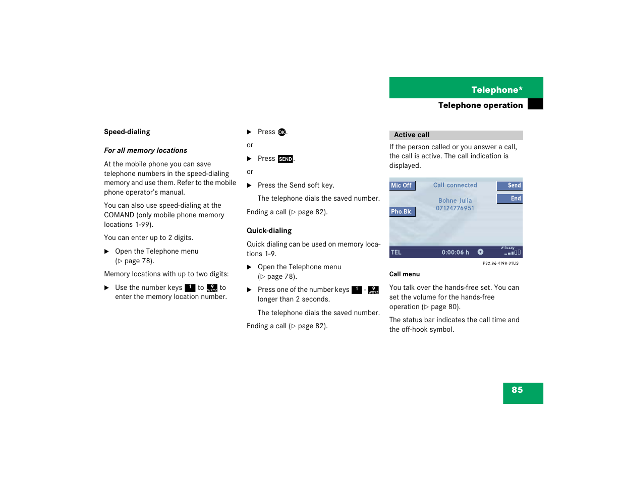 Mercedes-Benz C-Sedan OCS 2005 COMAND Manual User Manual | Page 145 / 237