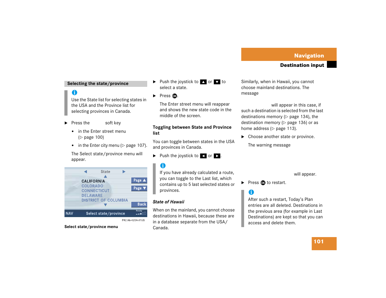 Mercedes-Benz C-Sedan OCS 2005 COMAND Manual User Manual | Page 161 / 237