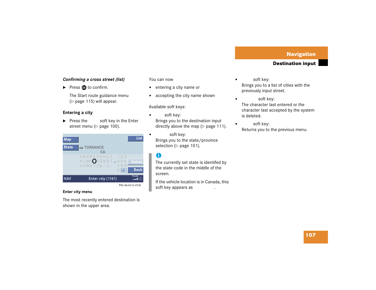 Mercedes-Benz C-Sedan OCS 2005 COMAND Manual User Manual | Page 167 / 237