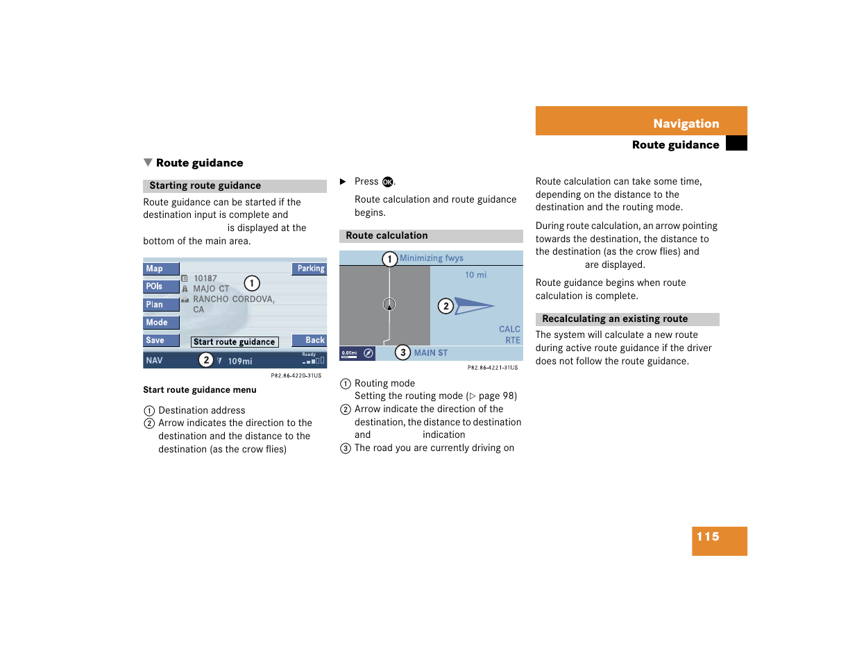 Mercedes-Benz C-Sedan OCS 2005 COMAND Manual User Manual | Page 175 / 237