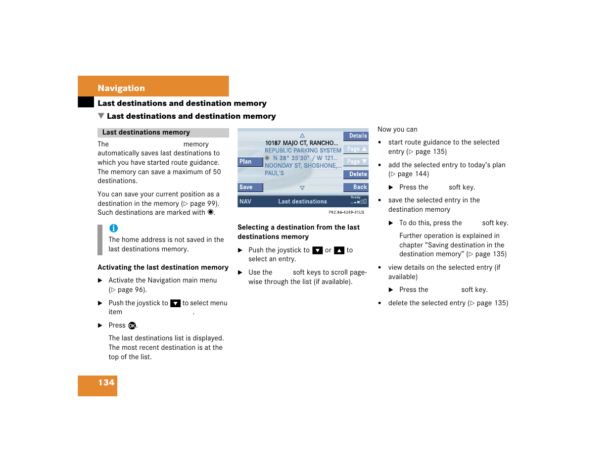 Mercedes-Benz C-Sedan OCS 2005 COMAND Manual User Manual | Page 194 / 237