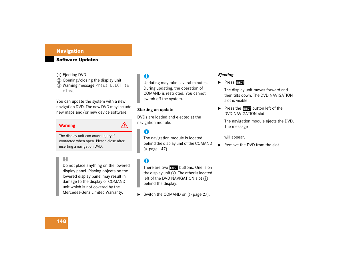 Mercedes-Benz C-Sedan OCS 2005 COMAND Manual User Manual | Page 208 / 237