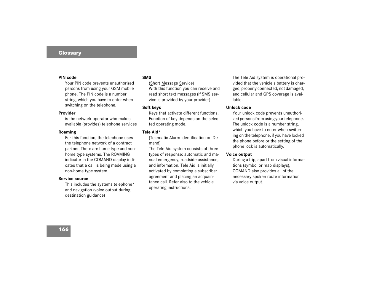 Mercedes-Benz C-Sedan OCS 2005 COMAND Manual User Manual | Page 226 / 237