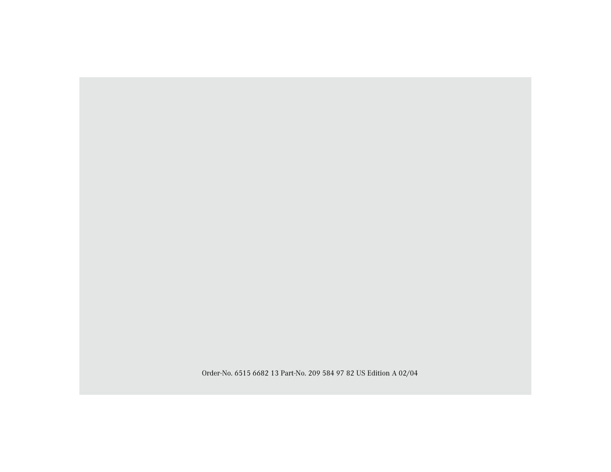 Mercedes-Benz C-Sedan OCS 2005 COMAND Manual User Manual | Page 237 / 237
