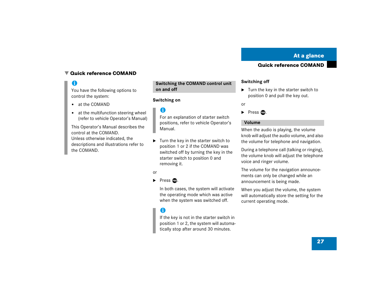 Mercedes-Benz C-Sedan OCS 2005 COMAND Manual User Manual | Page 29 / 237
