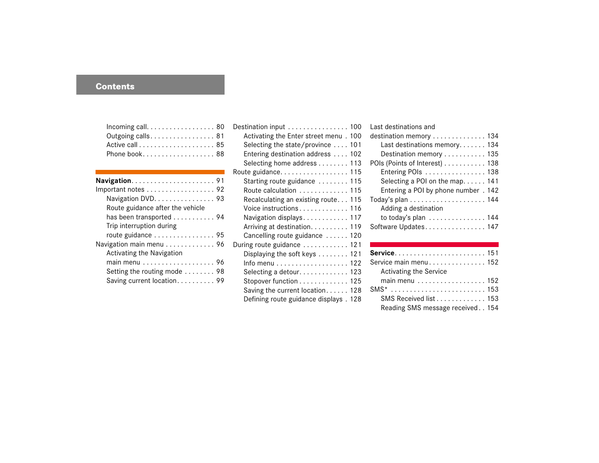 Mercedes-Benz C-Sedan OCS 2005 COMAND Manual User Manual | Page 64 / 237
