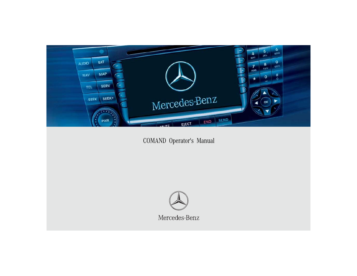 Mercedes-Benz E-Wagon 2005 COMAND Manual User Manual | 186 pages