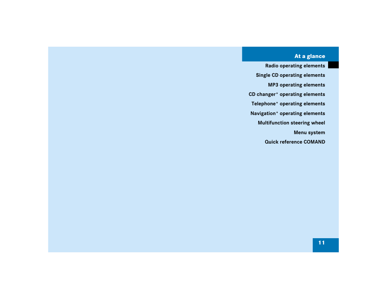 Mercedes-Benz E-Wagon 2005 COMAND Manual User Manual | Page 12 / 186