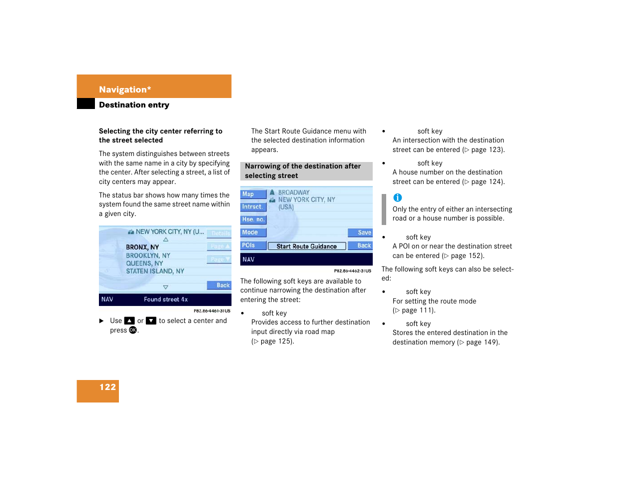 Mercedes-Benz E-Wagon 2005 COMAND Manual User Manual | Page 123 / 186