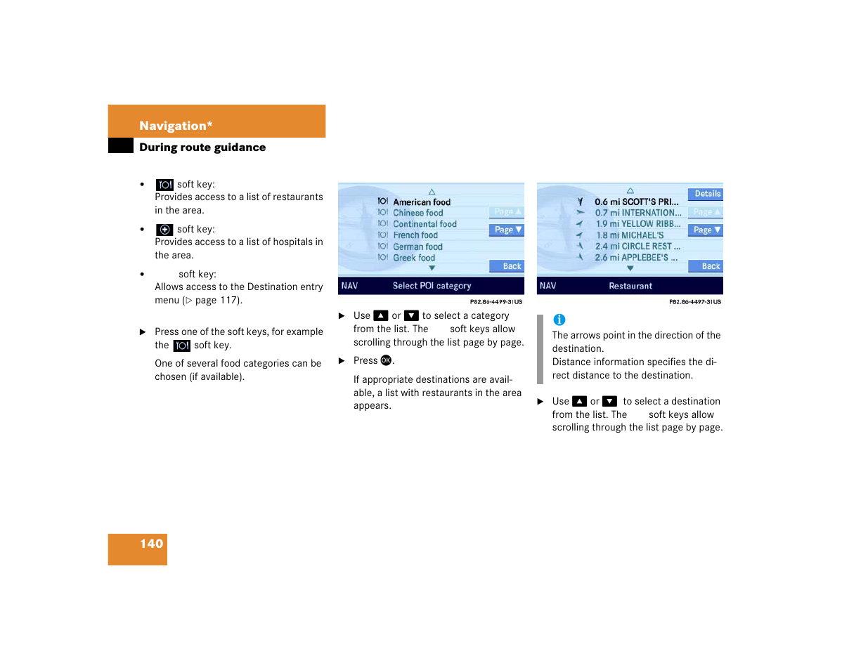 Mercedes-Benz E-Wagon 2005 COMAND Manual User Manual | Page 141 / 186