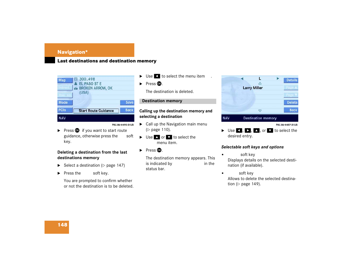 Mercedes-Benz E-Wagon 2005 COMAND Manual User Manual | Page 149 / 186