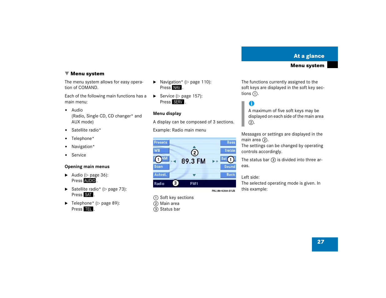 Mercedes-Benz E-Wagon 2005 COMAND Manual User Manual | Page 28 / 186