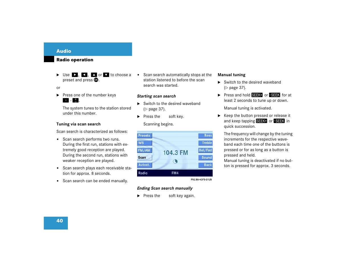 Mercedes-Benz E-Wagon 2005 COMAND Manual User Manual | Page 41 / 186