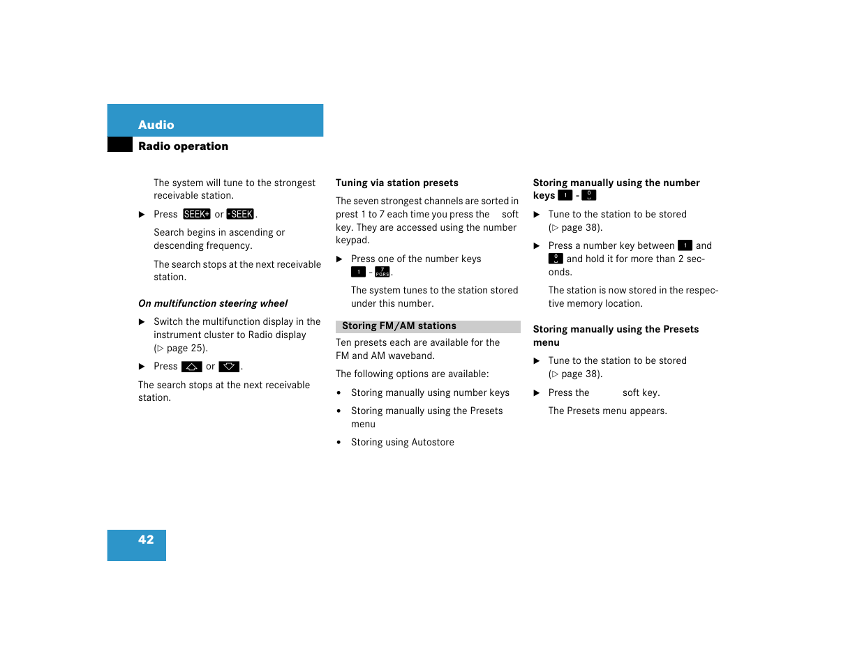 Mercedes-Benz E-Wagon 2005 COMAND Manual User Manual | Page 43 / 186