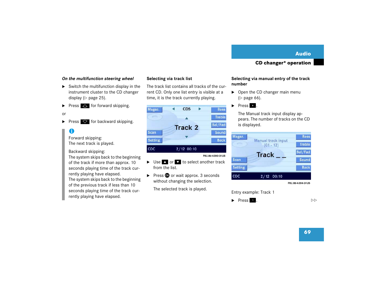 Mercedes-Benz E-Wagon 2005 COMAND Manual User Manual | Page 70 / 186