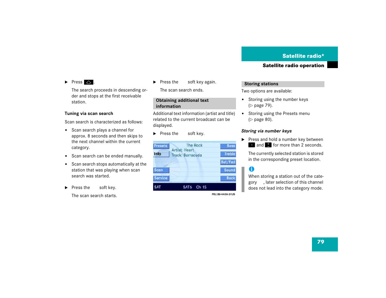 Mercedes-Benz E-Wagon 2005 COMAND Manual User Manual | Page 80 / 186