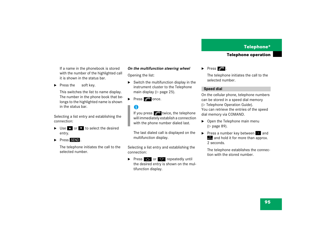 Mercedes-Benz E-Wagon 2005 COMAND Manual User Manual | Page 96 / 186