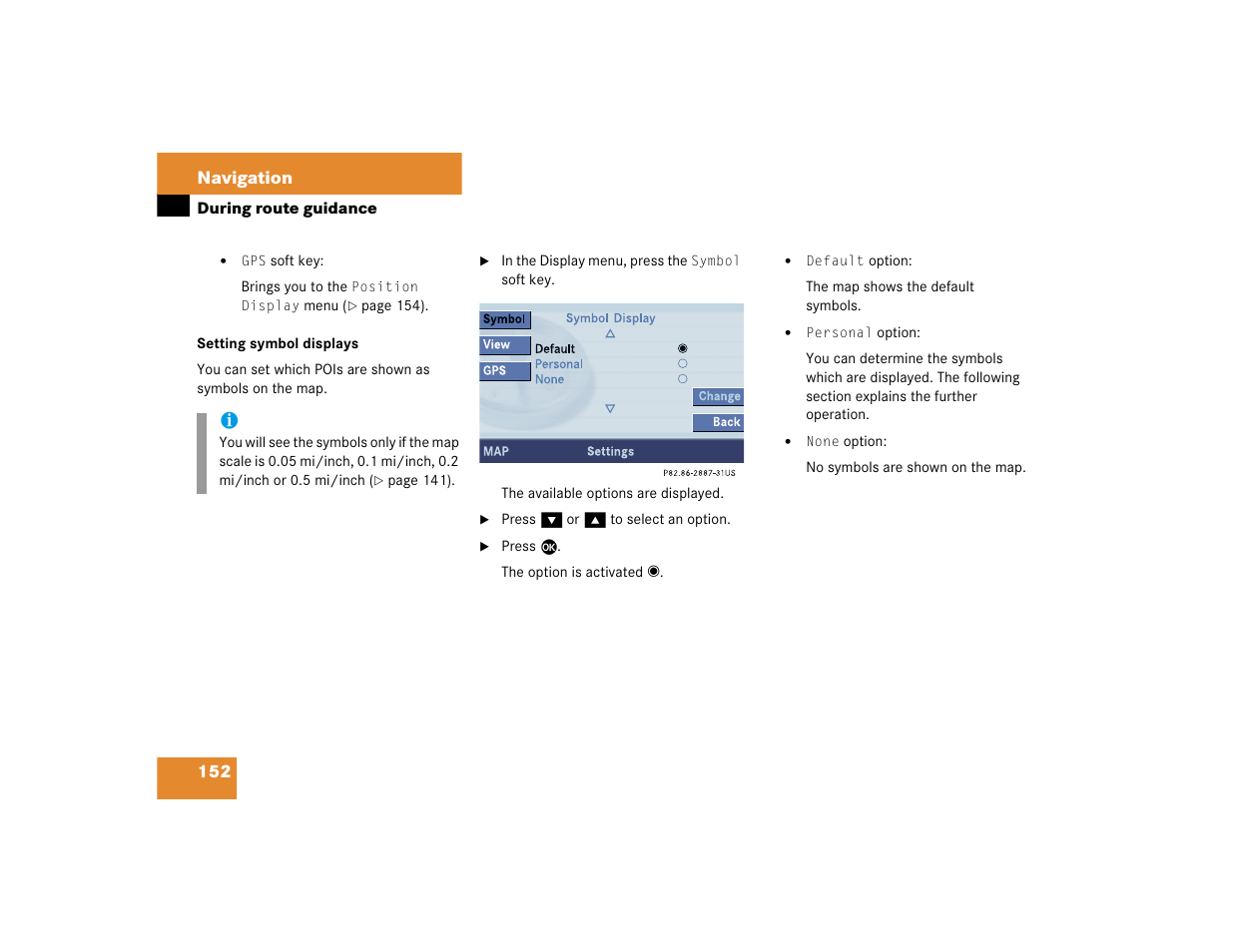 Mercedes-Benz CL-Class 2005 COMAND Manual User Manual | Page 154 / 227
