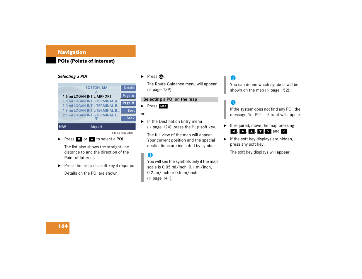 Mercedes-Benz CL-Class 2005 COMAND Manual User Manual | Page 166 / 227