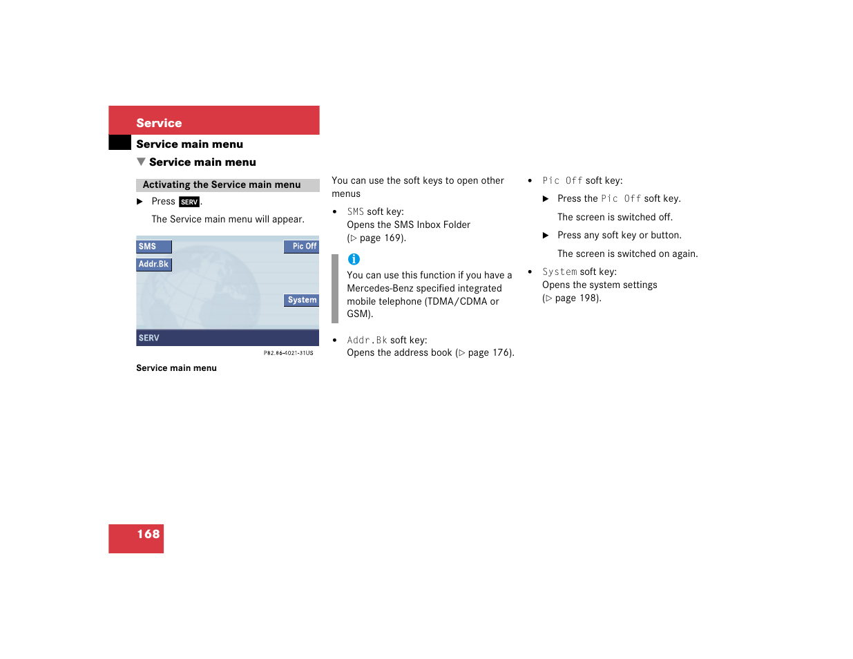 Mercedes-Benz CL-Class 2005 COMAND Manual User Manual | Page 170 / 227
