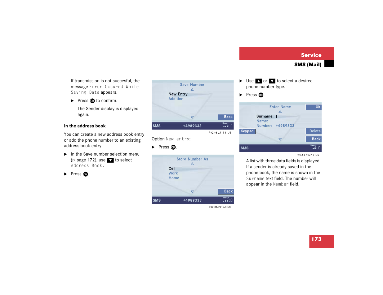 Mercedes-Benz CL-Class 2005 COMAND Manual User Manual | Page 175 / 227