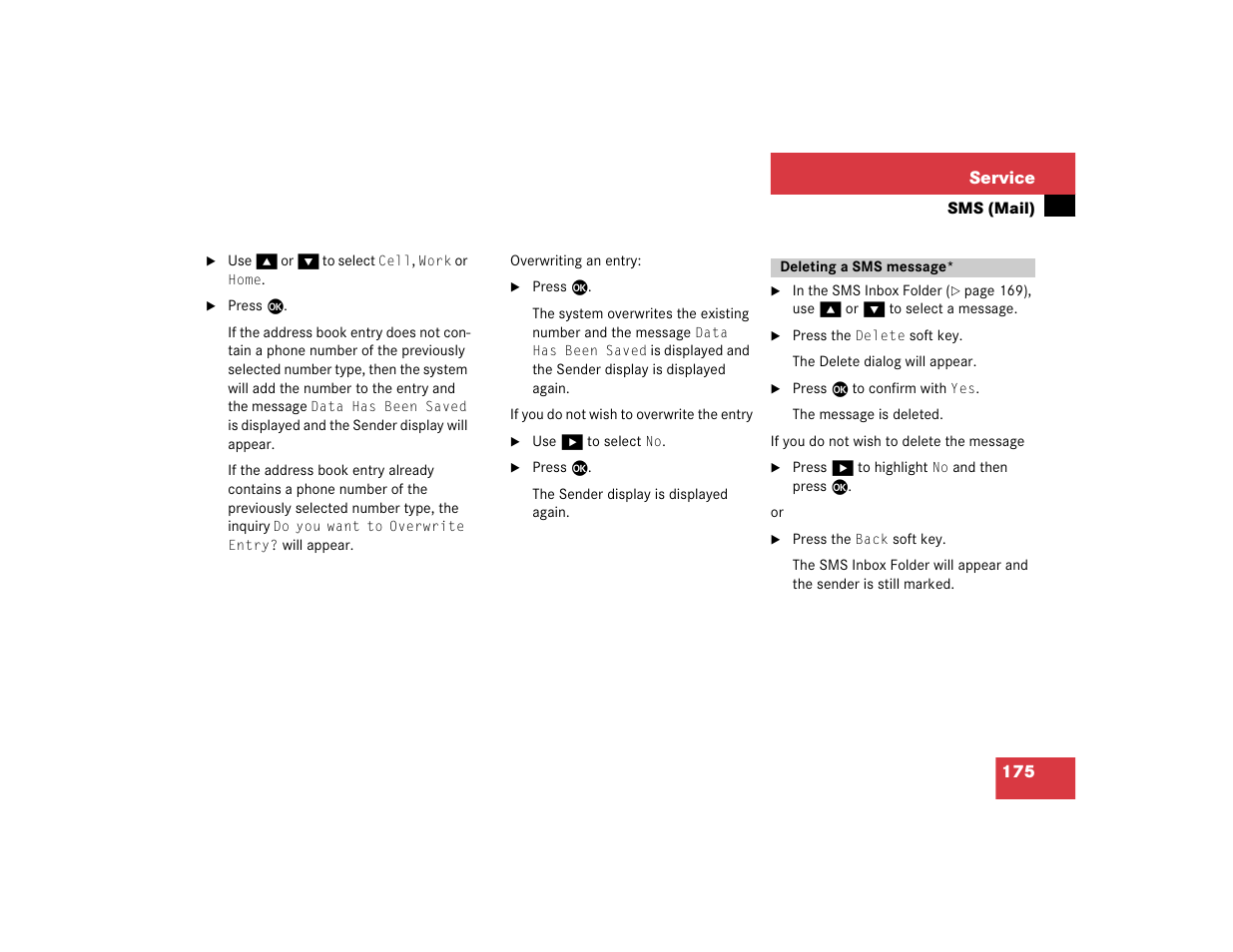 Mercedes-Benz CL-Class 2005 COMAND Manual User Manual | Page 177 / 227