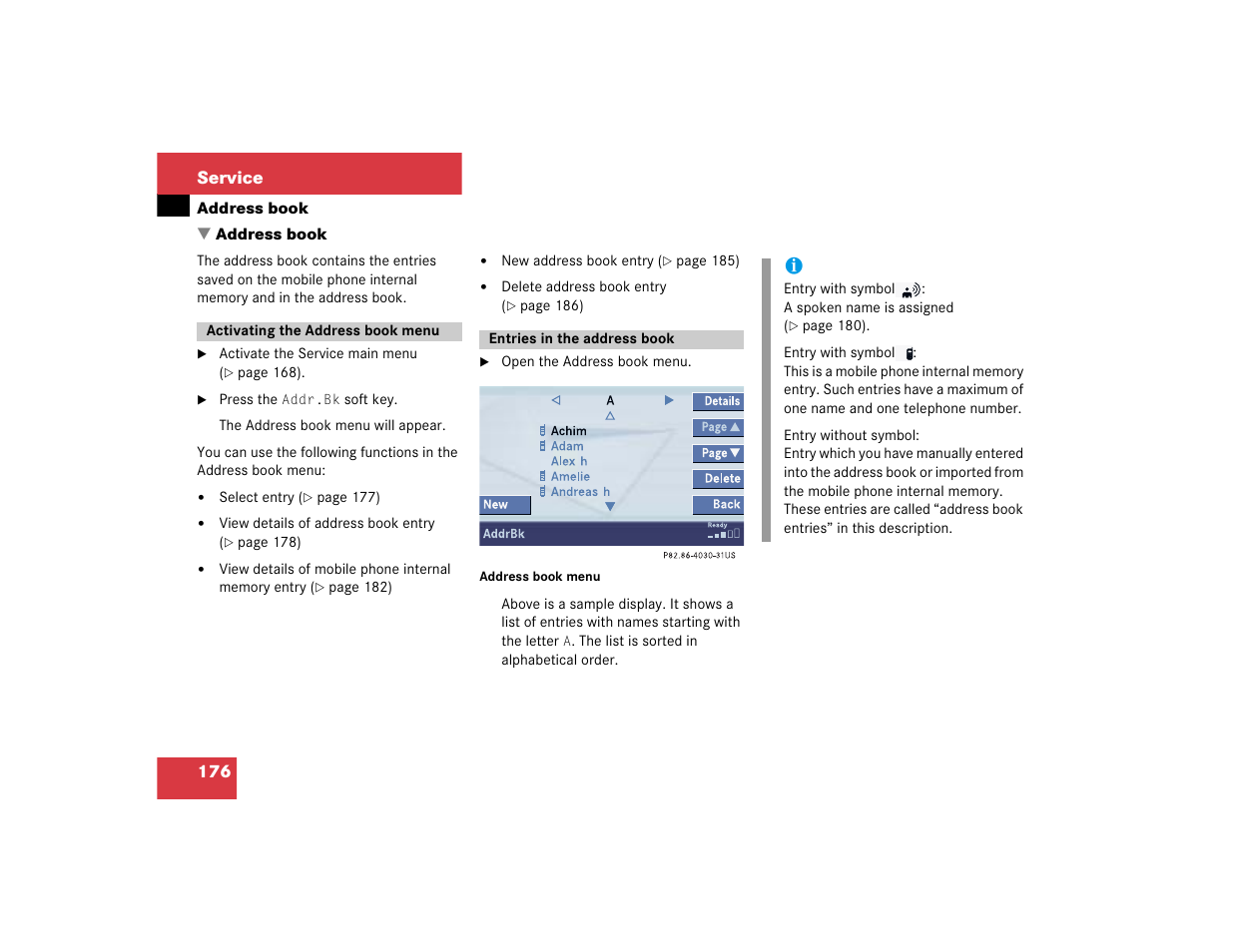 Mercedes-Benz CL-Class 2005 COMAND Manual User Manual | Page 178 / 227