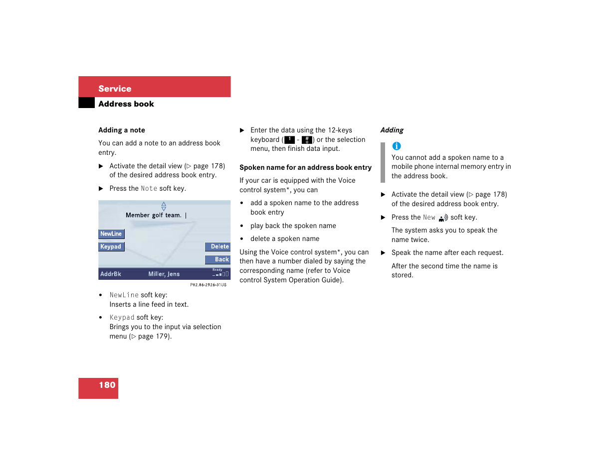 Mercedes-Benz CL-Class 2005 COMAND Manual User Manual | Page 182 / 227