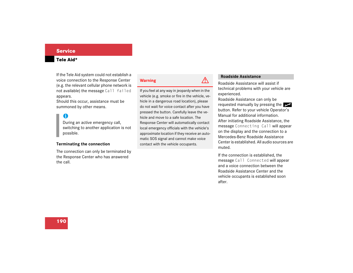 Mercedes-Benz CL-Class 2005 COMAND Manual User Manual | Page 192 / 227