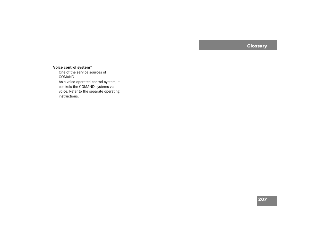 Mercedes-Benz CL-Class 2005 COMAND Manual User Manual | Page 209 / 227