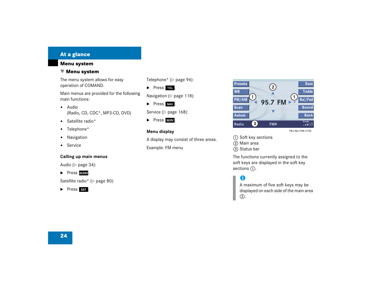 Mercedes-Benz CL-Class 2005 COMAND Manual User Manual | Page 26 / 227
