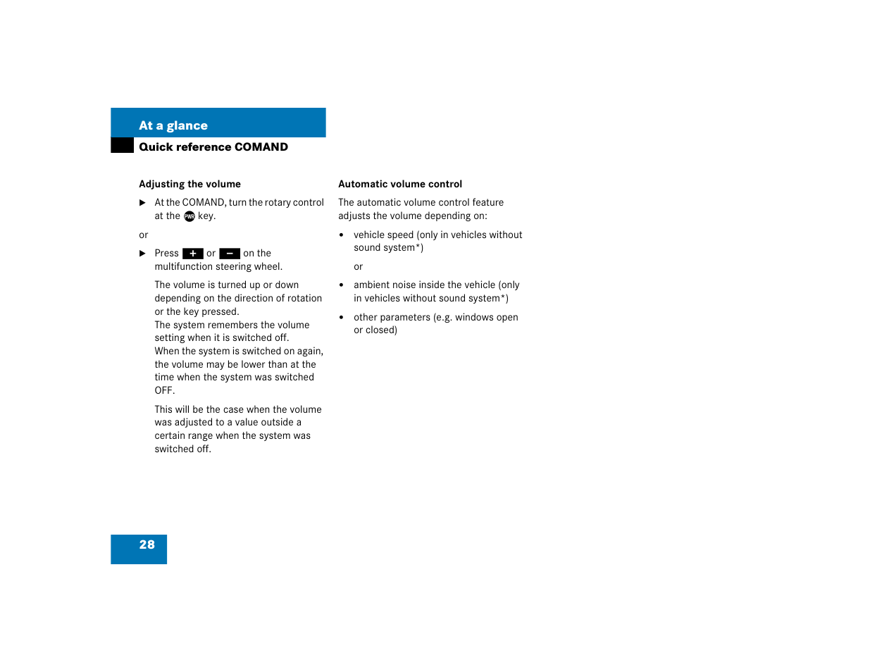 Mercedes-Benz CL-Class 2005 COMAND Manual User Manual | Page 30 / 227