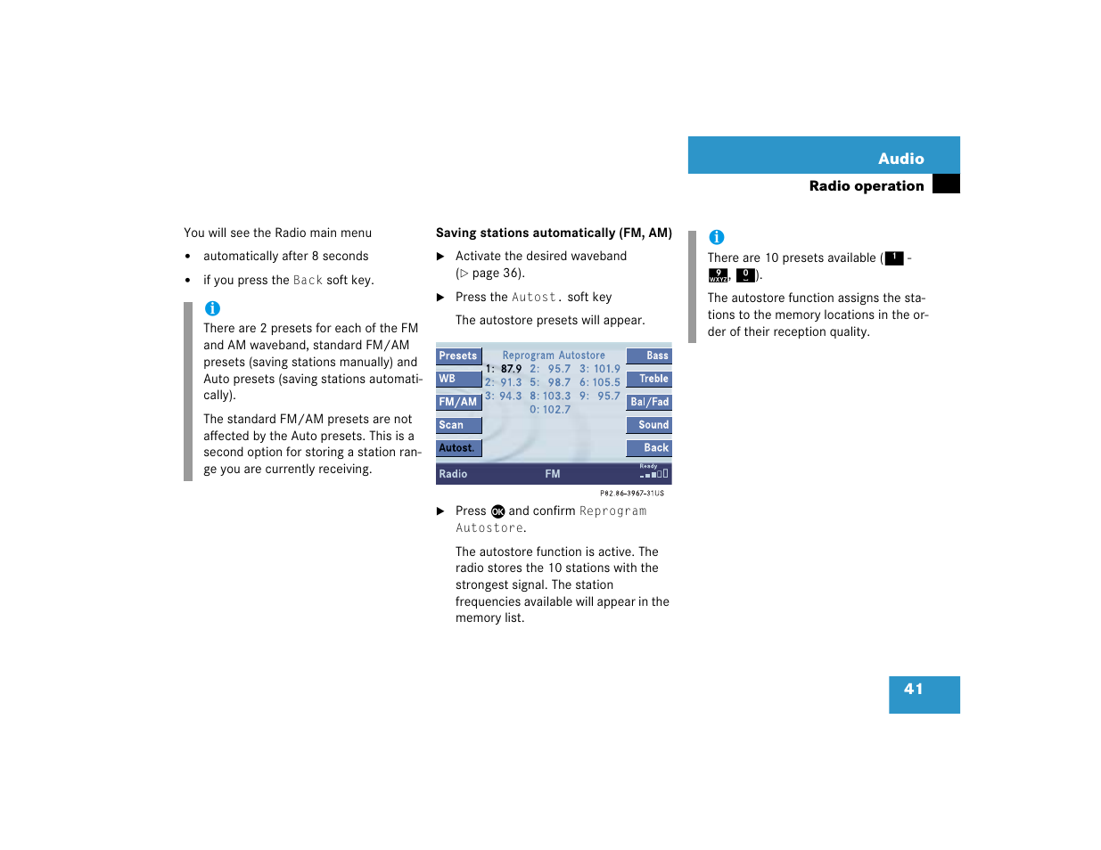 Mercedes-Benz CL-Class 2005 COMAND Manual User Manual | Page 43 / 227