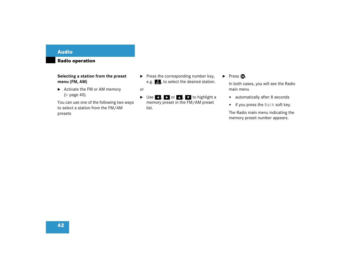 Mercedes-Benz CL-Class 2005 COMAND Manual User Manual | Page 44 / 227