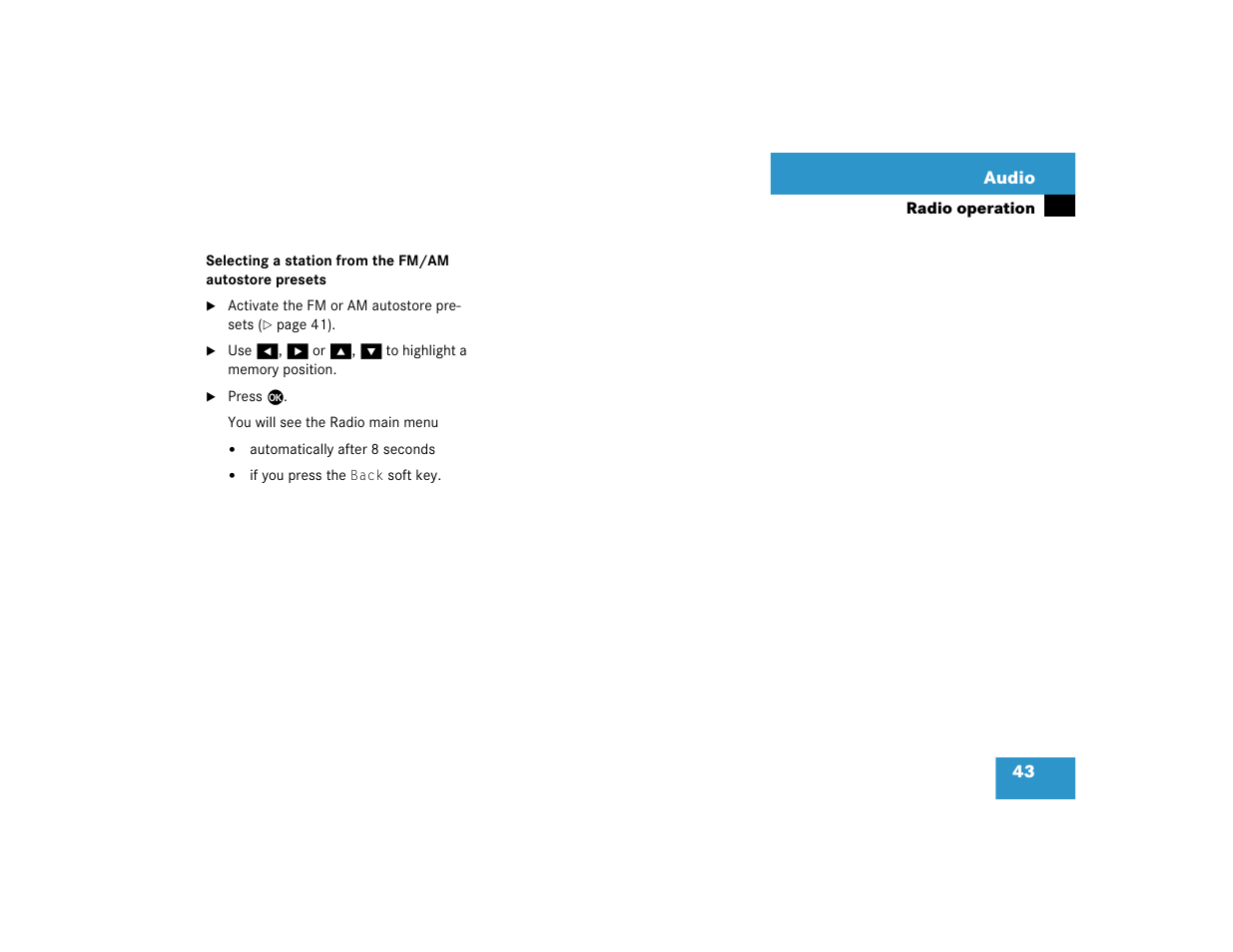 Mercedes-Benz CL-Class 2005 COMAND Manual User Manual | Page 45 / 227